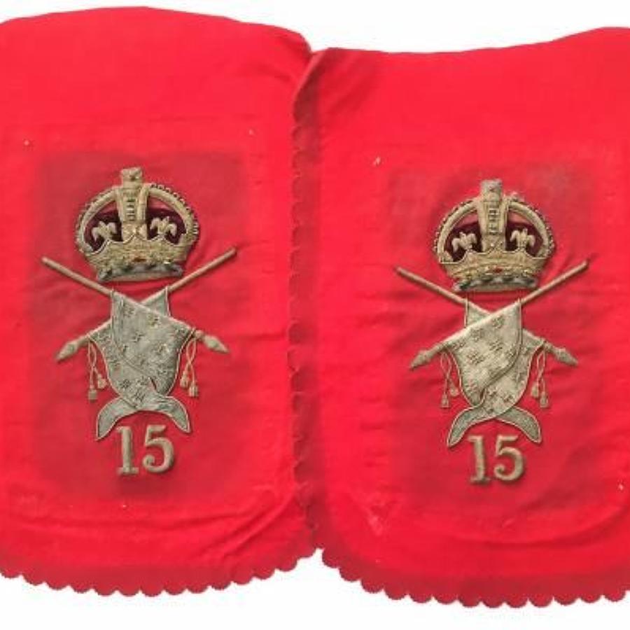 15th King's Hussars shabraque panels,