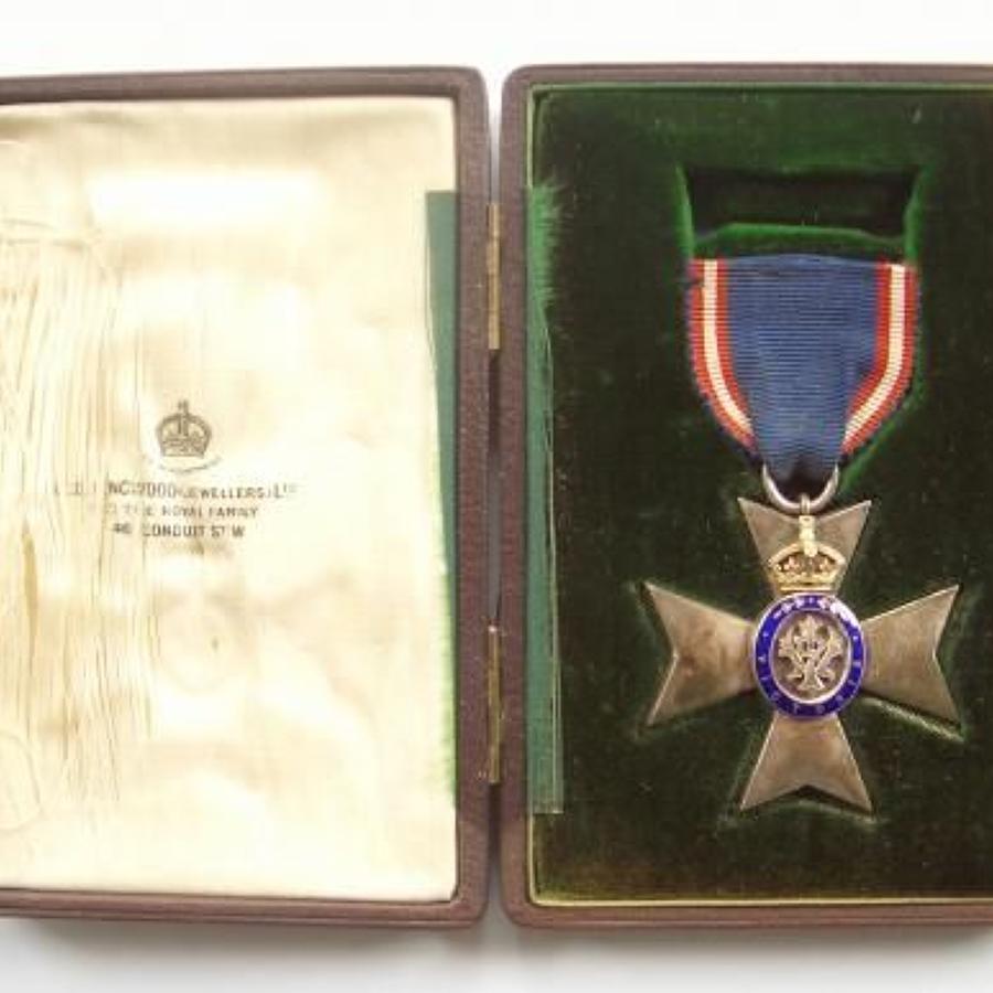 The Royal Victorian Order, M.V.O., Member’s 5th Class breast badge