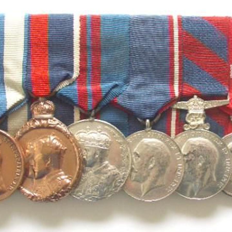 Royal Household, Royal Mews Driver’s Group of Six medals spanning Vi