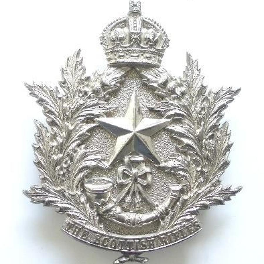 The Cameronians (Scottish Rifles) Officer’s 1913 hallmarked silver p