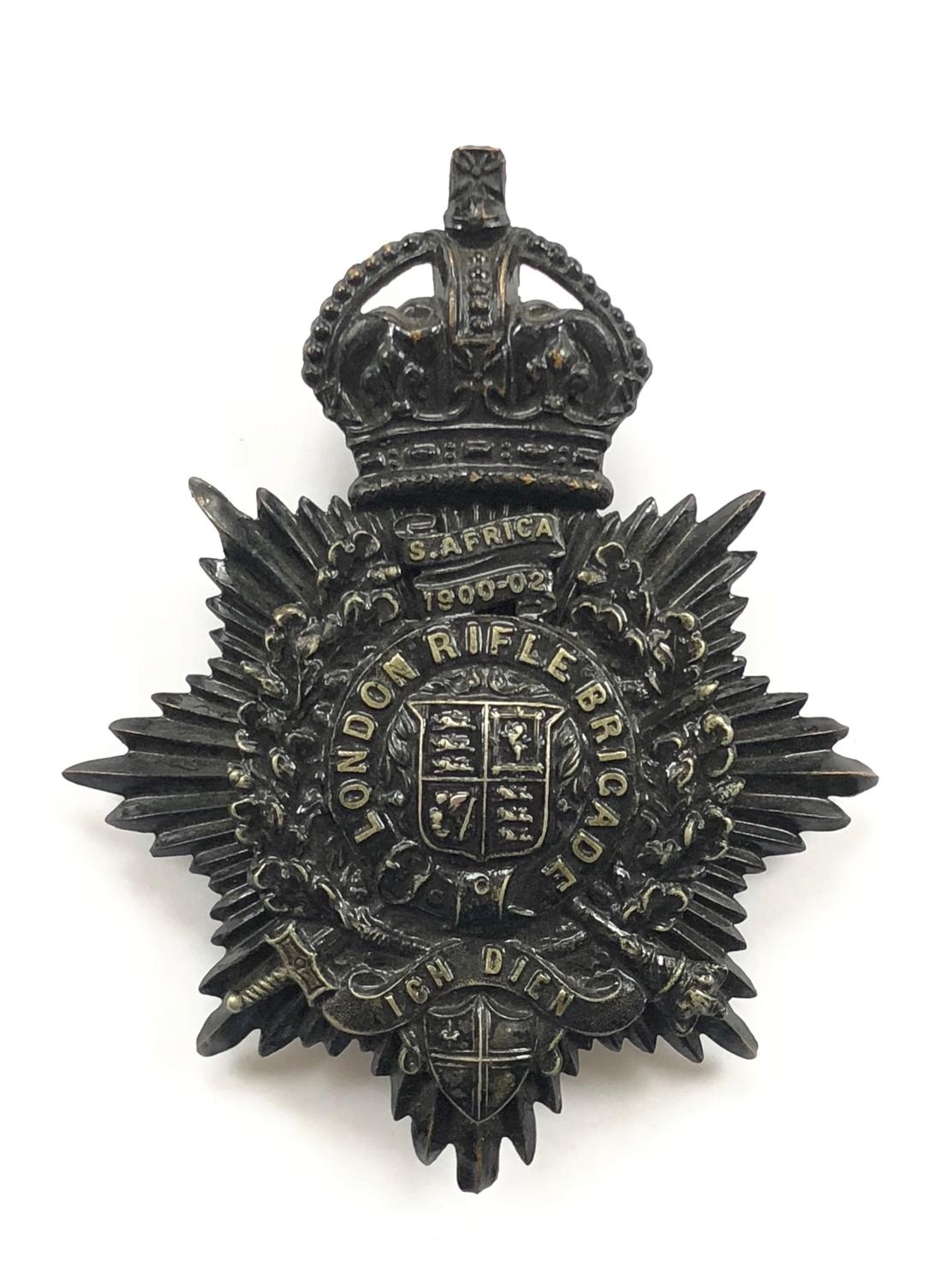 1st (City of London Volunteer Rifle Brigade), post 1905 shako plate