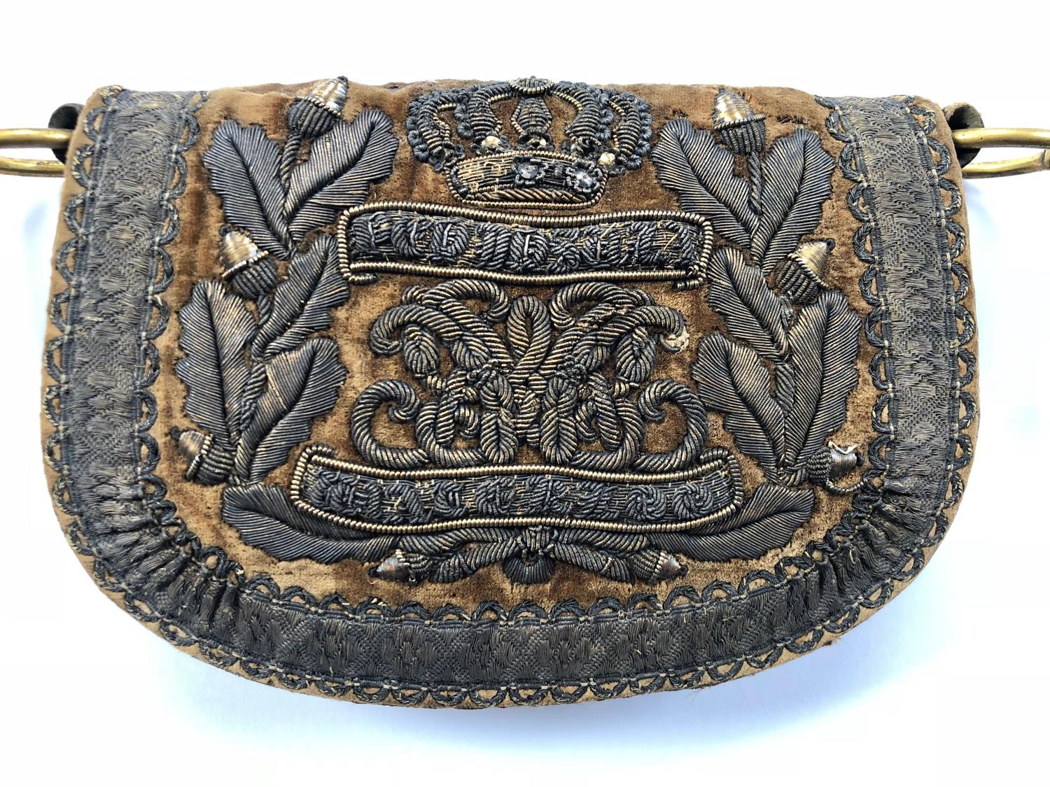 1st The Royal Dragoons William IV Officer's Pouch 1830-37