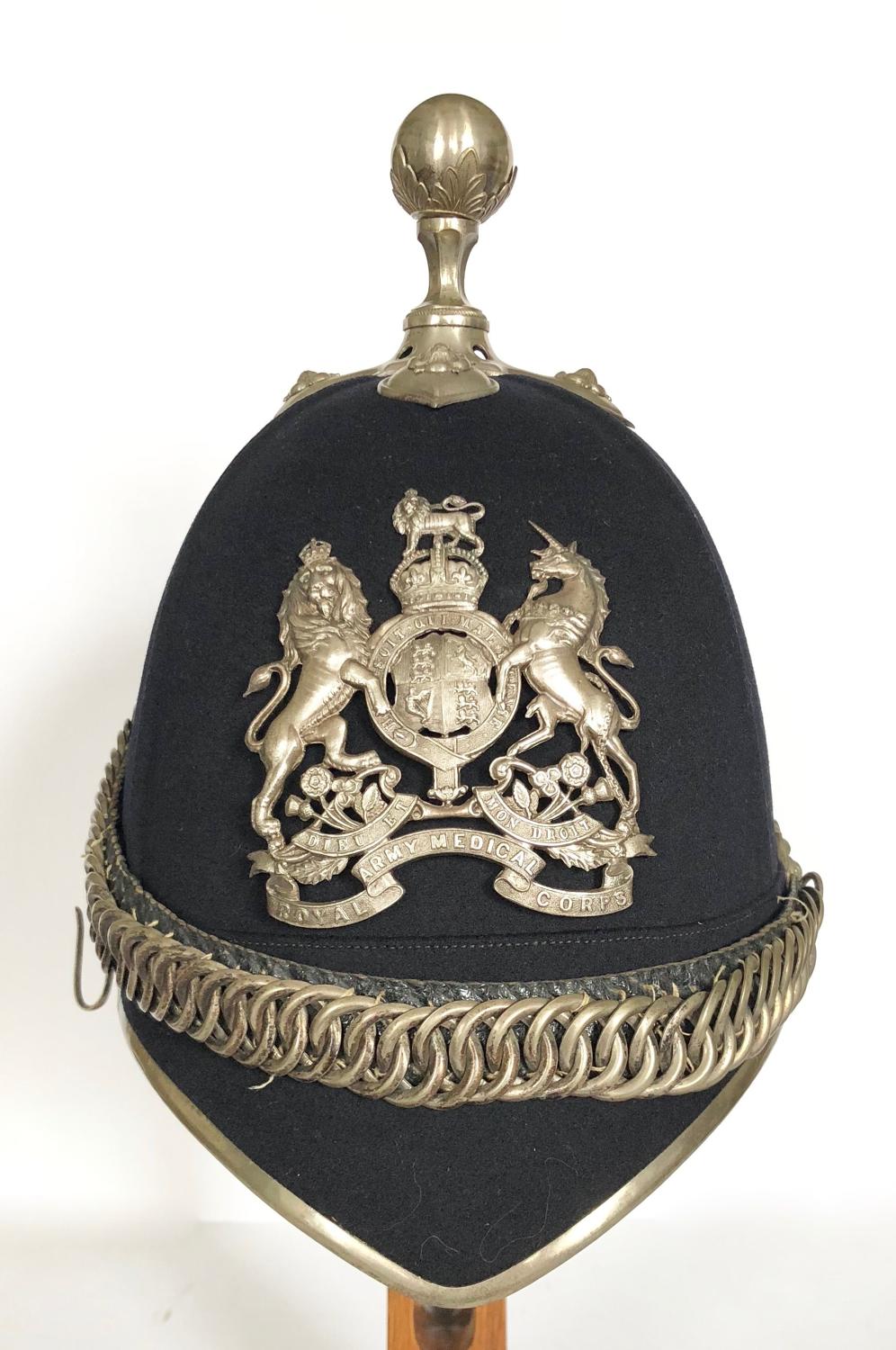 Royal Army Medical Corps Volunteers Officer’s Helmet. 1901-1908