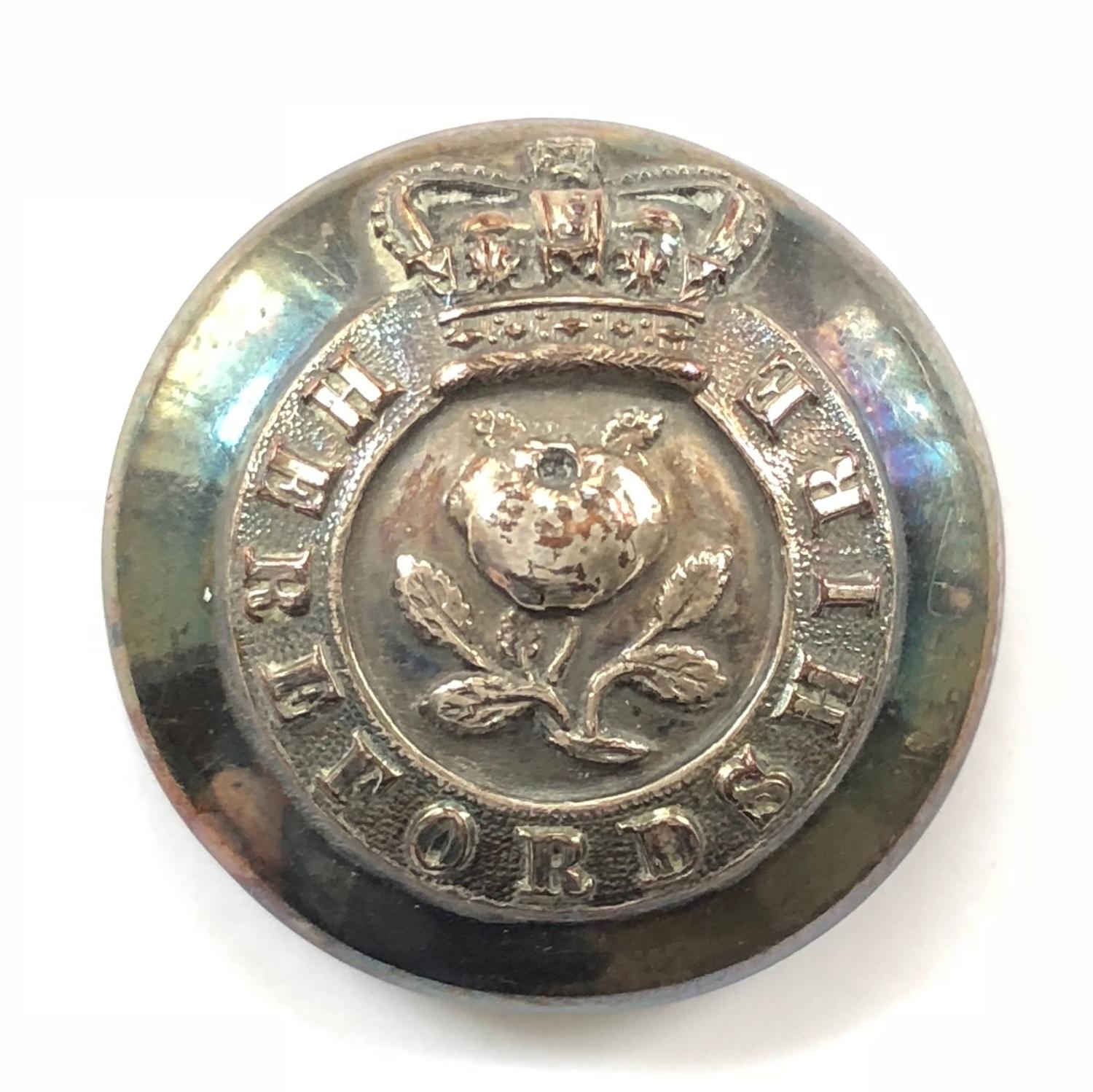 Hereford Militia Victorian Officer’s coatee button