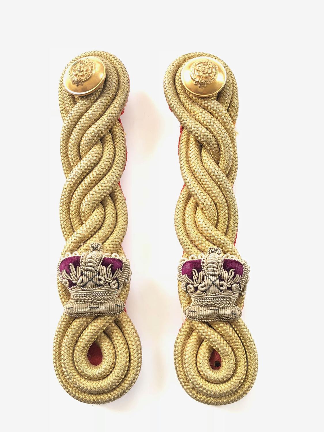 7th (Royal Fusiliers) Regiment of Foot Victorian Major’s epaulettes