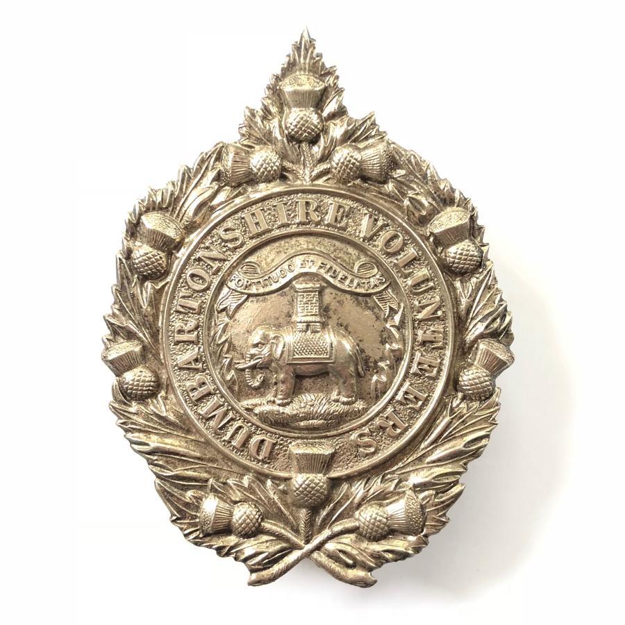 1st Dumbartonshire Volunteer Rifle Corps NCO’s glengarry badge