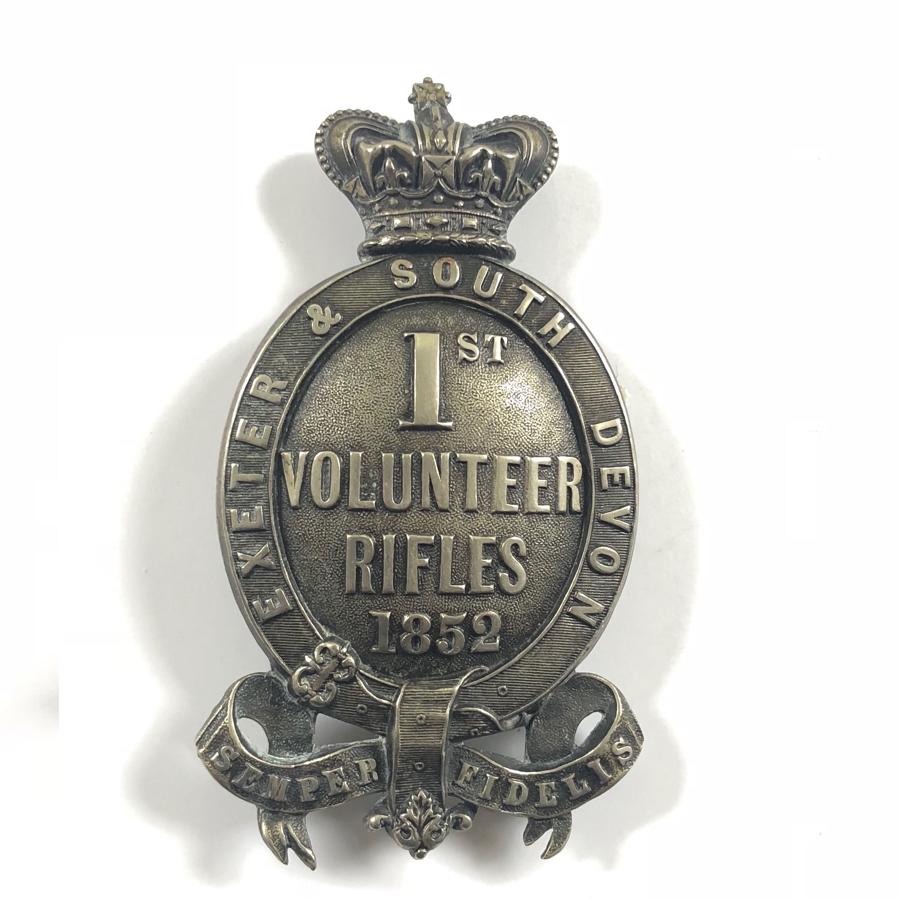 1st (Exeter & South Devon) Rifle Vols Officer’s pouch belt plate