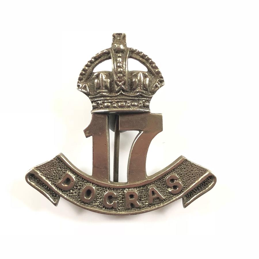 Indian Army: 17th Dogra Regiment post 1922 Officer’s pagri badge