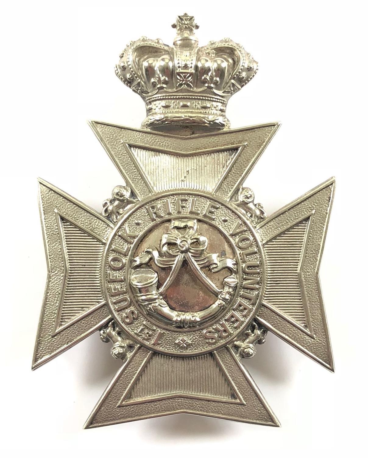 1st (Ipswich) Suffolk Rifle Volunteers Victorian Officer’s pouch bel