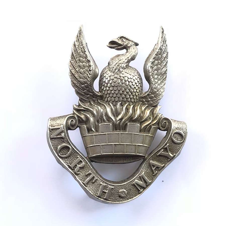 North Mayo Fusiliers Militia Victorian glengarry badge circa 1874-81