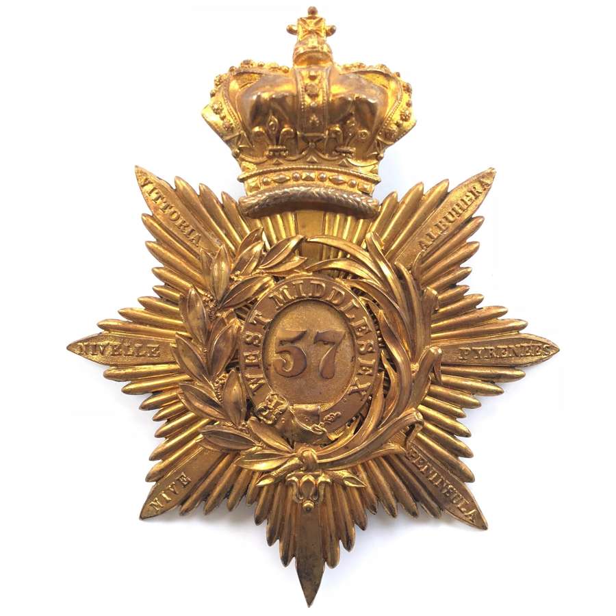 57th (West Middlesex) Regiment of Foot Officer’s ‘Albert’ shako
