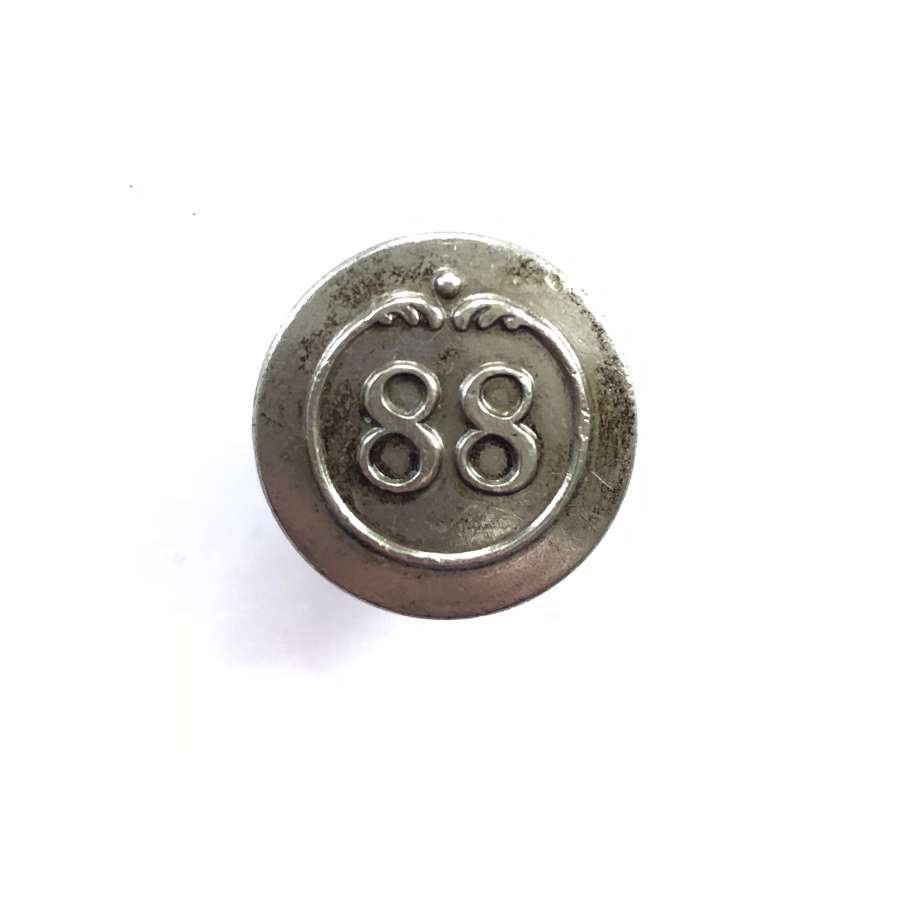 88th Connaught Rangers Virtorian pewter coatee button