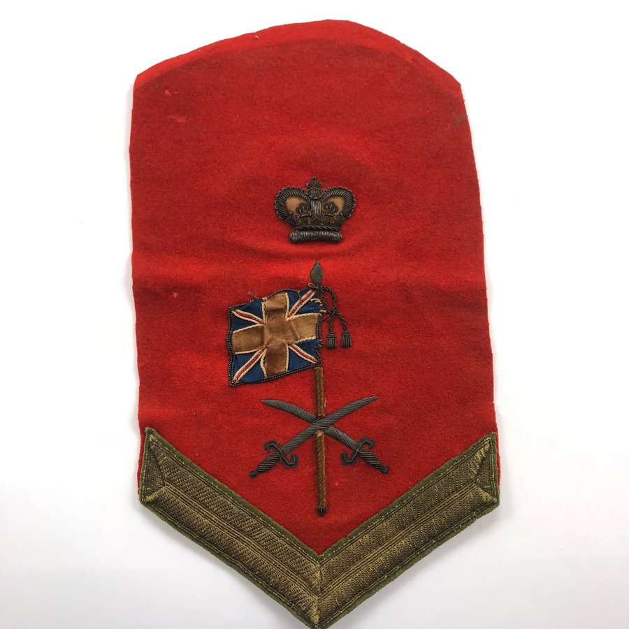 Infantry of the Line Colour Sergeant’s 'Waterloo' pattern rank badge