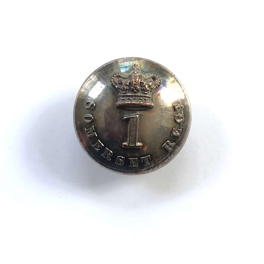 1st Somerset Militia Victorian Officer’s coatee button