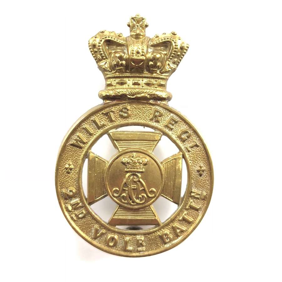 2nd VB Wiltshire Regiment Victorian OR’s glengarry badge c1887-96