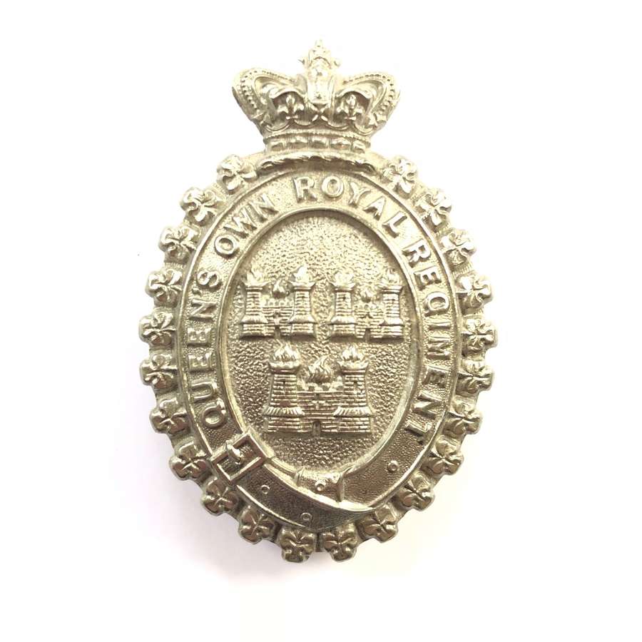 Queen’s Own Royal Dublin City Militia Victorian glengarry badge