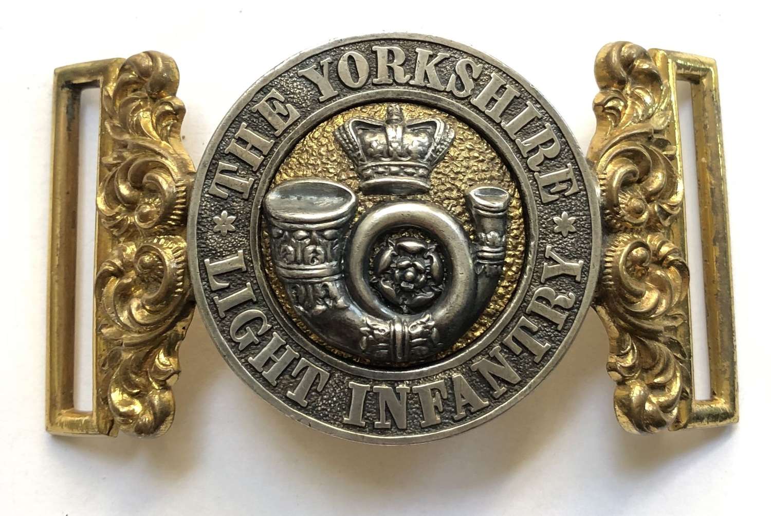 The Yorkshire Light Infantry Victorian Officer’s waist belt clasp