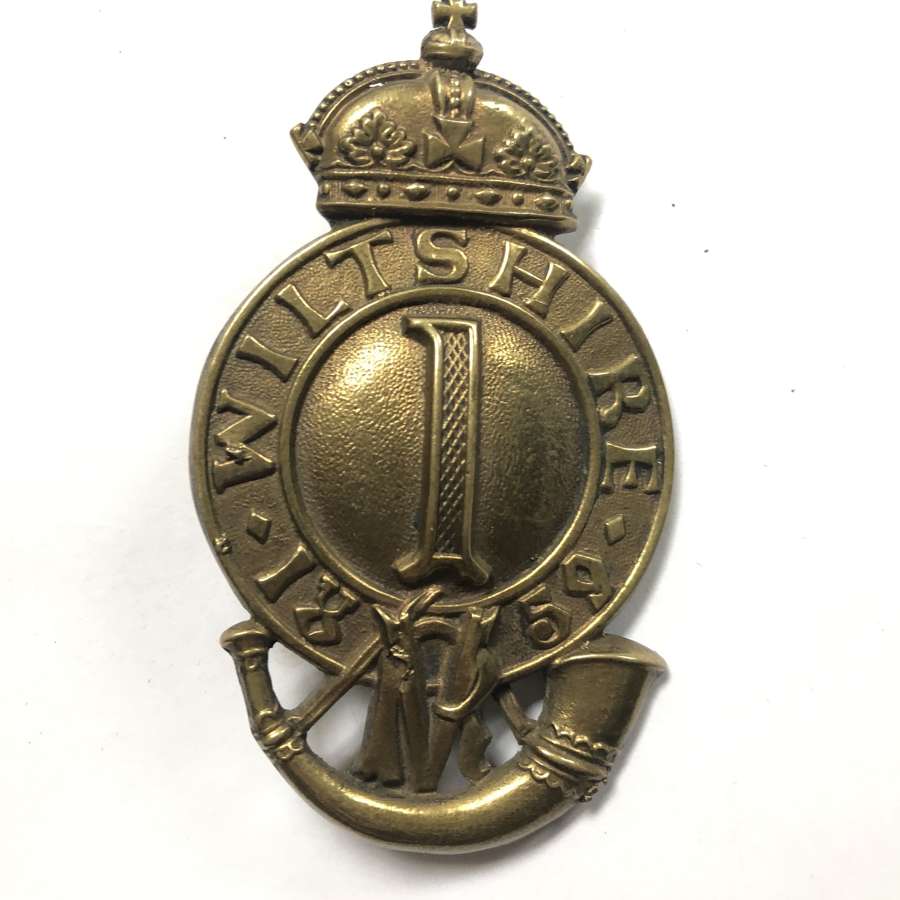 1st (Salisbury) Wiltshire Rifle Volunteers Victorian pouch belt plate