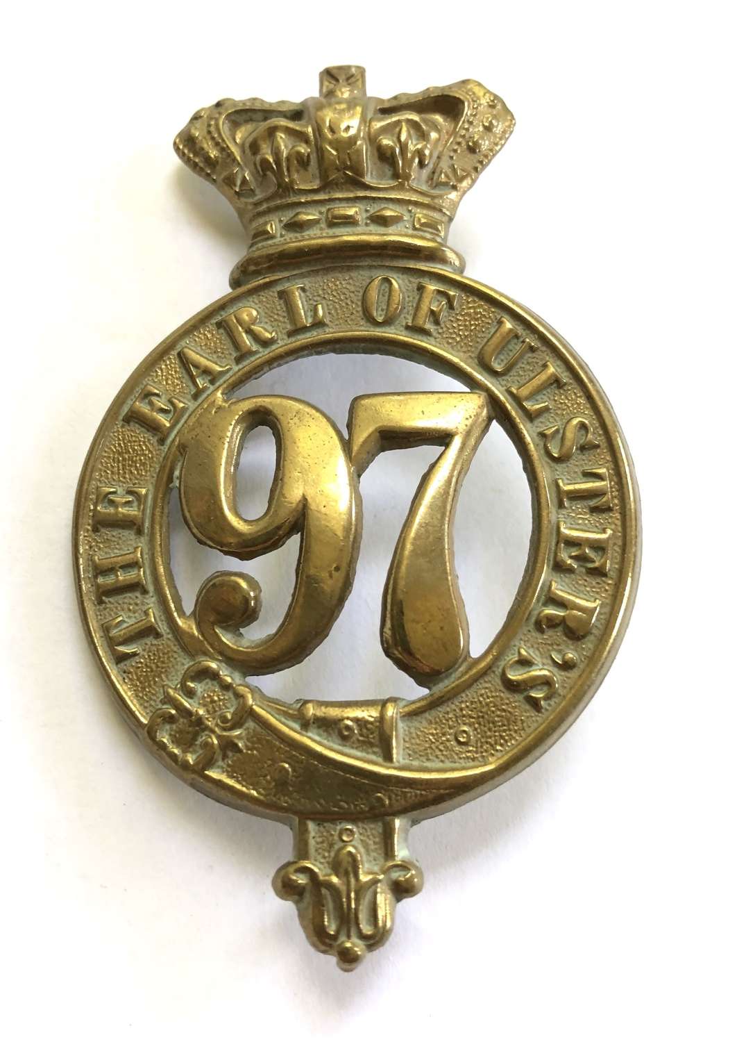 97th (Earl of Ulster’s) Regiment, Victorian OR’s glengarry badge
