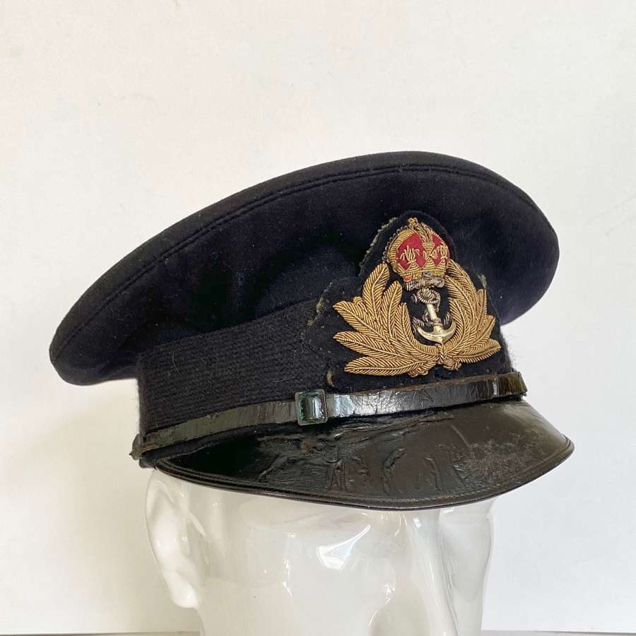 WW2 Royal Navy Officer’s  Cap.