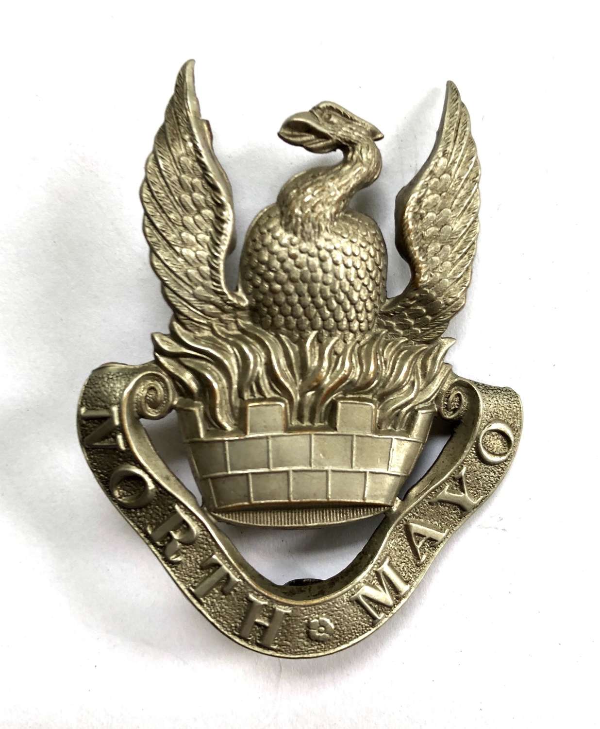 North Mayo Fusiliers Militia Victorian glengarry badge c1874-81