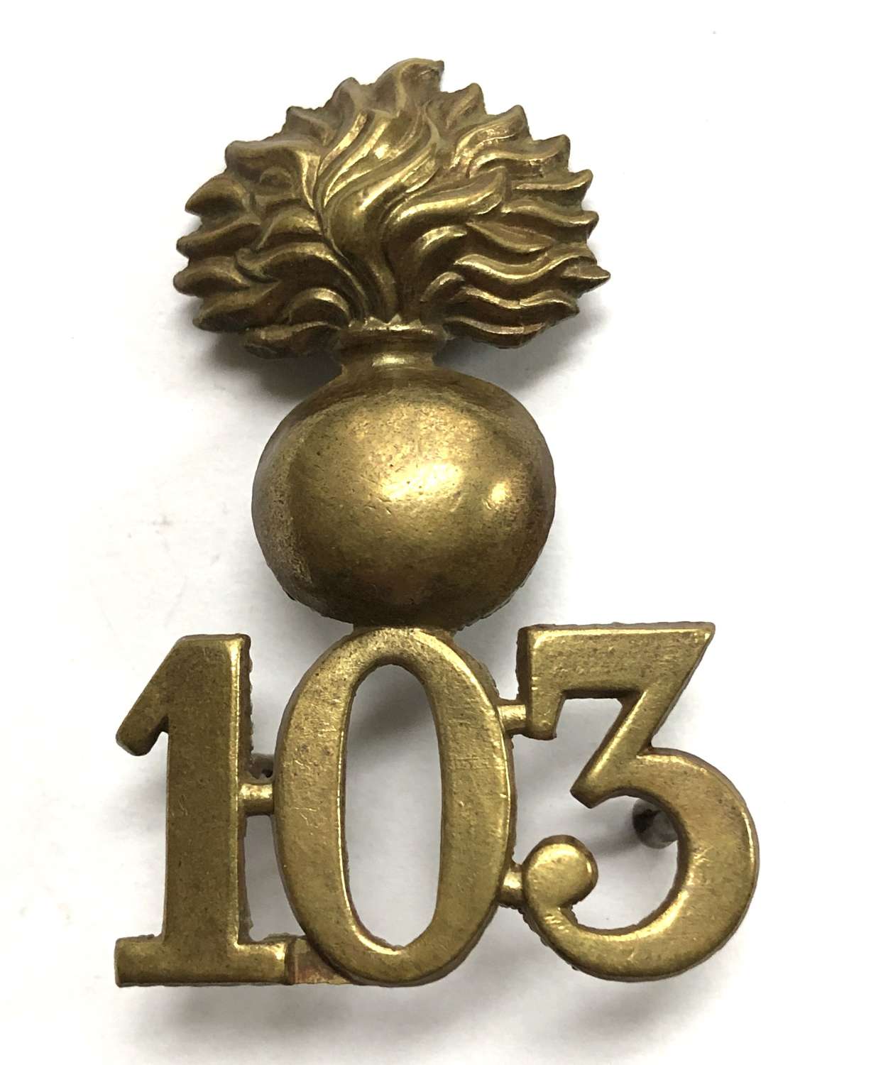 103rd Royal Bombay Fusiliers OR’s glengarry badge circa 1874-81
