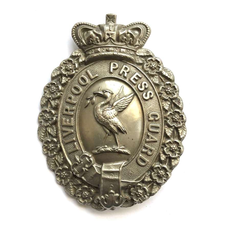 80th Lancashire RV (Liverpool Press Guard) Victorian pouch belt plate