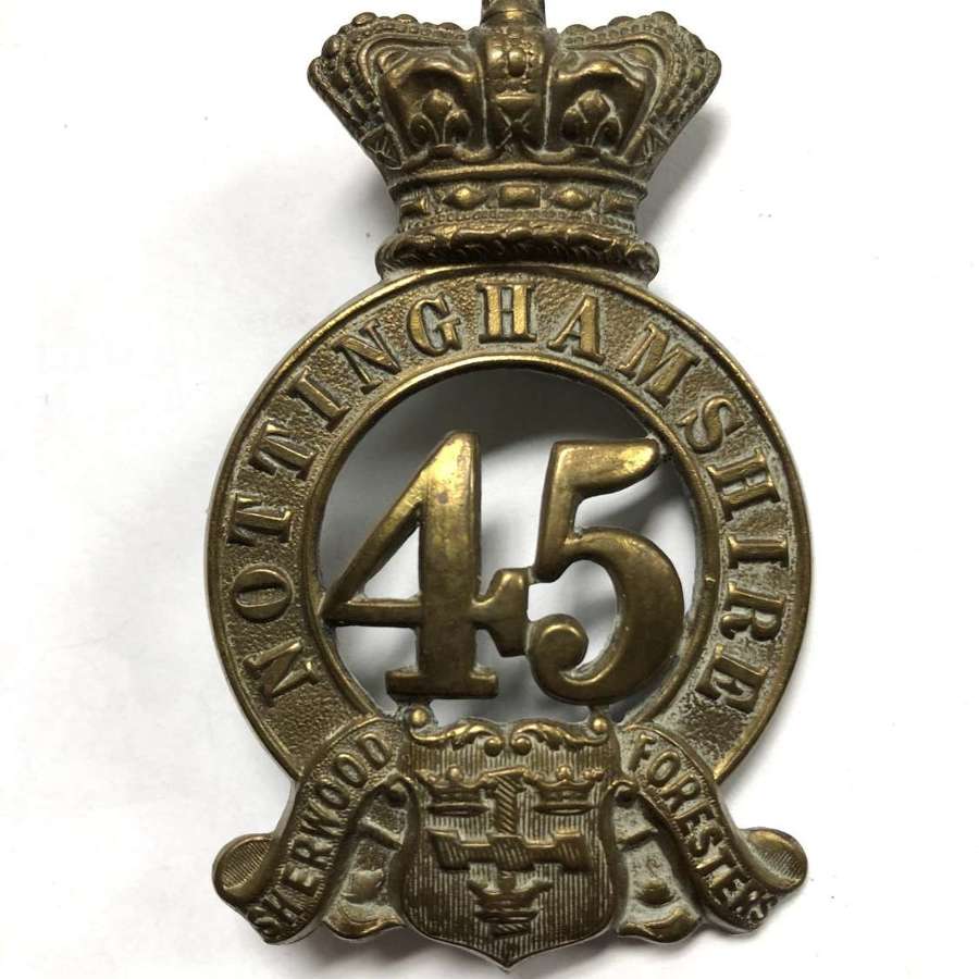 45th (Nottinghamshire Sherwood Foresters) Foot Victorian glengarry