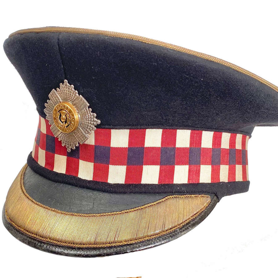 Scots Guards Officer's peaked forage cap by Edward Smith