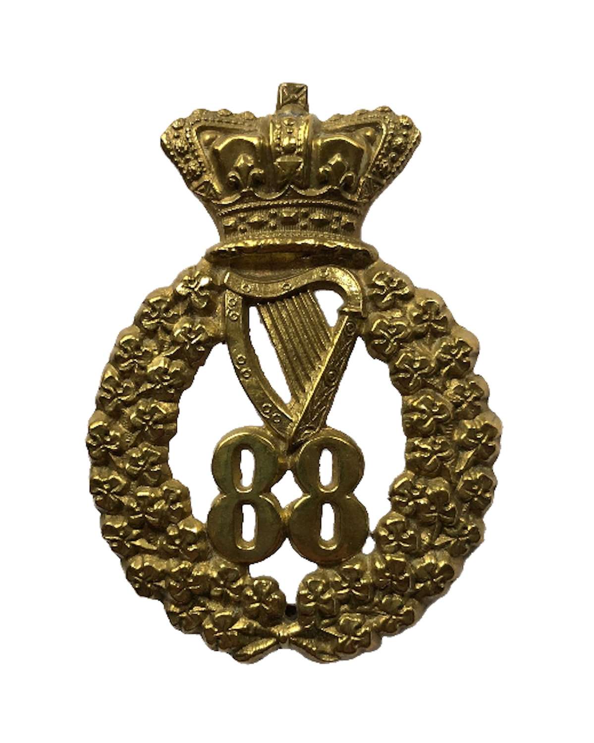 88th (Connaught Rangers) Regiment Victorian glengarry badge c1873-81