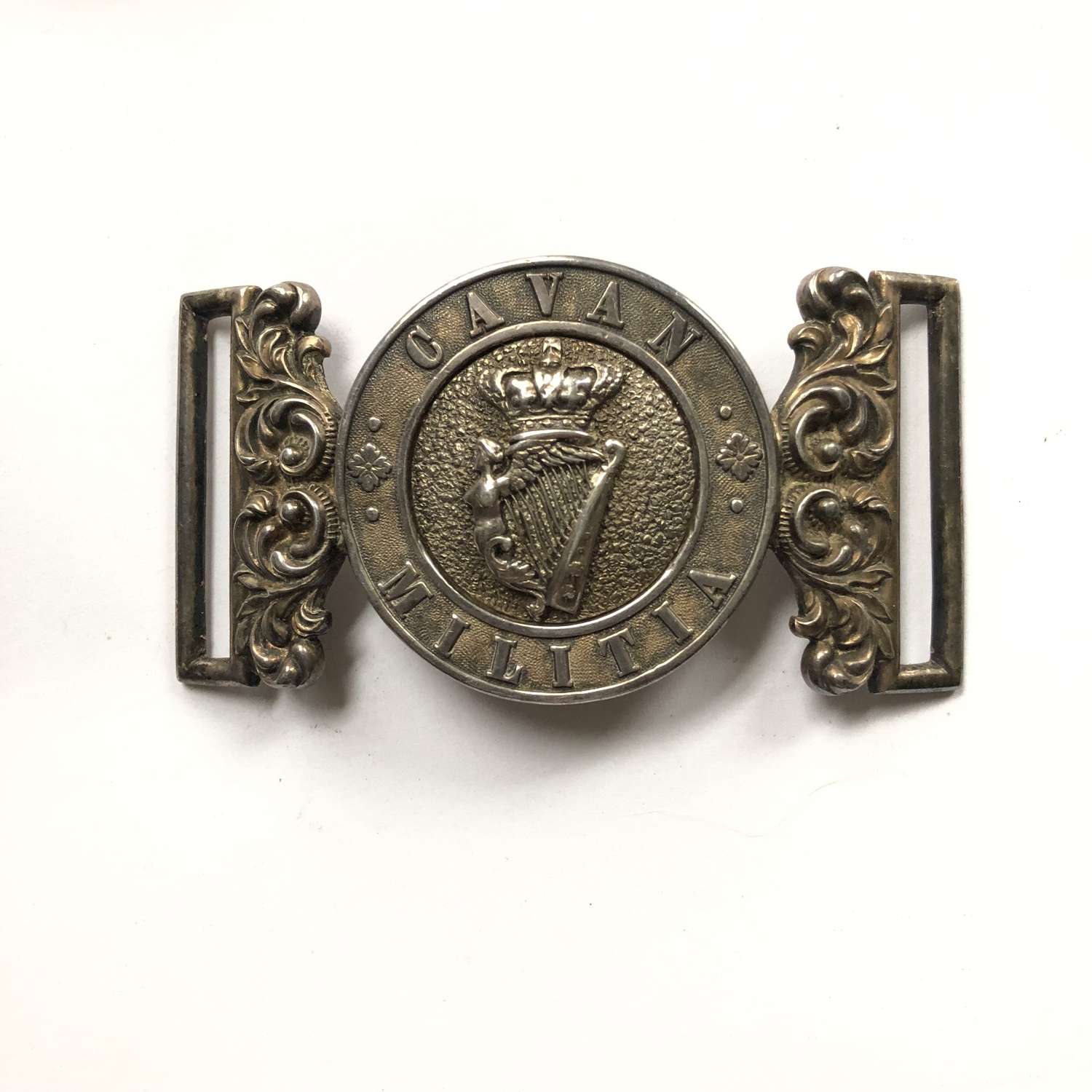 Irish Cavan Militia Victorian Officer waist belt clasp circa 1856-81