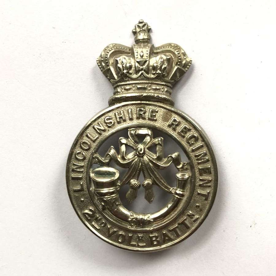 2nd (Grantham) VB Lincolnshire Regiment Victorian glengarry badge