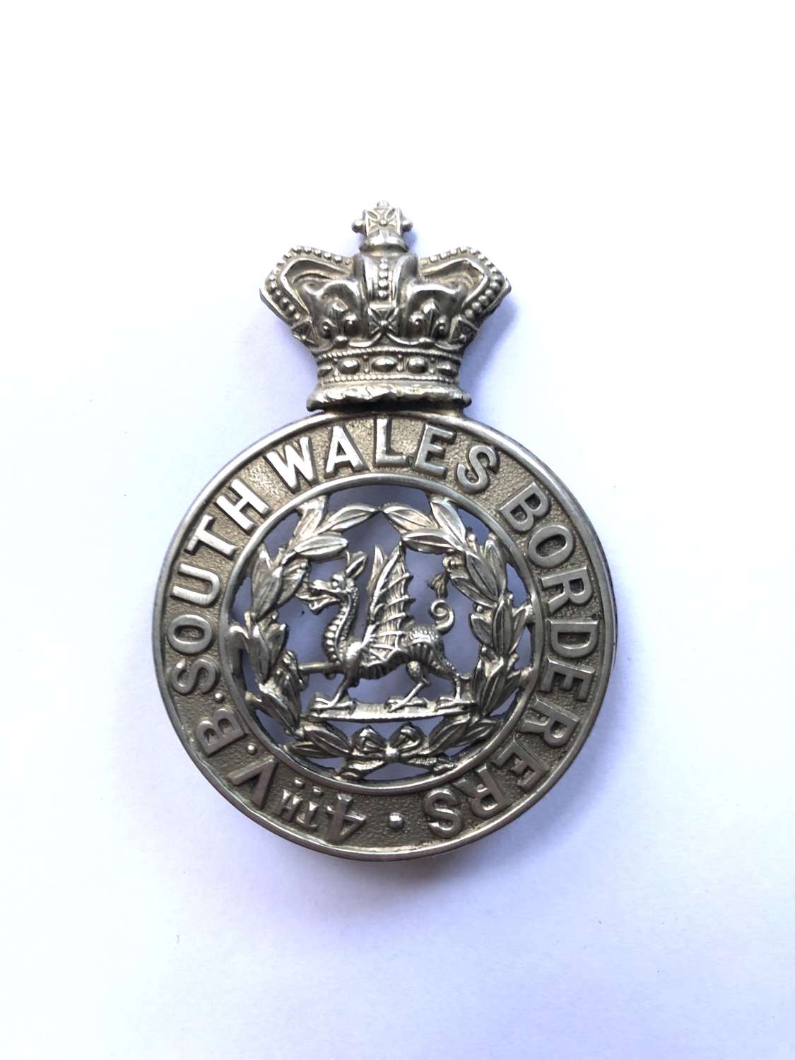 4th (Newport) VB South Wales Borderers Victorian glengarry badge