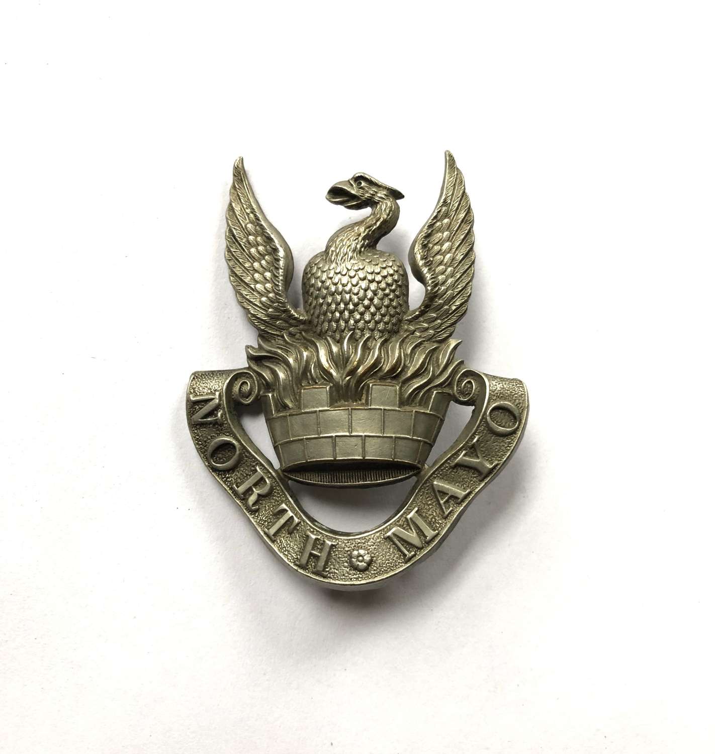 North Mayo Fusiliers Irish Militia Victorian glengarry badge c1874-81