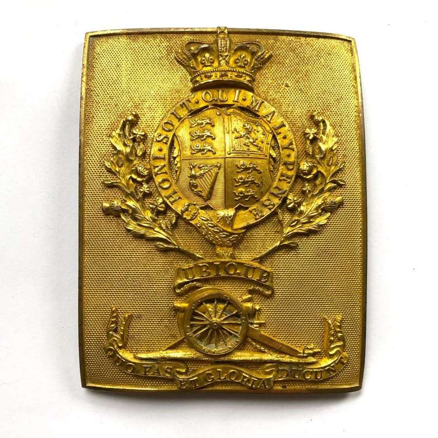 Royal Artillery Victorian Officer shoulder belt plate circa 1837-55