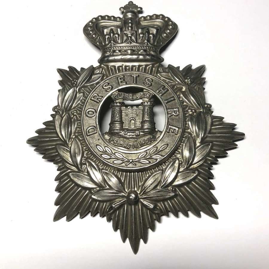3rd (Militia) Bn. Dorsetshire Regiment Victorian helmet plate