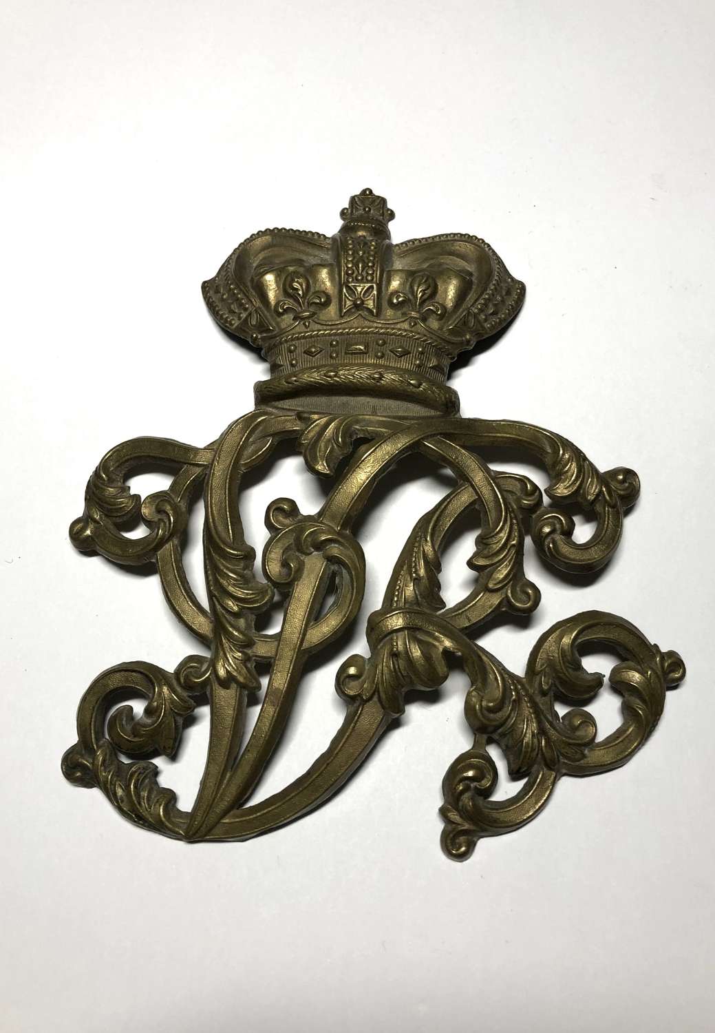 Derbyshire Yeomanry Cavalry Victorian helmet plate circa 1871-1901