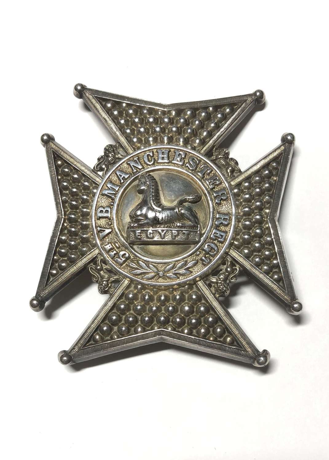 5th (Ardwick) VB Manchester Regiment Officer’s pouch belt plate
