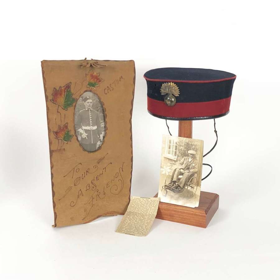 Grenadier Guards Victorian Boer War period pillbox cap dated 1901