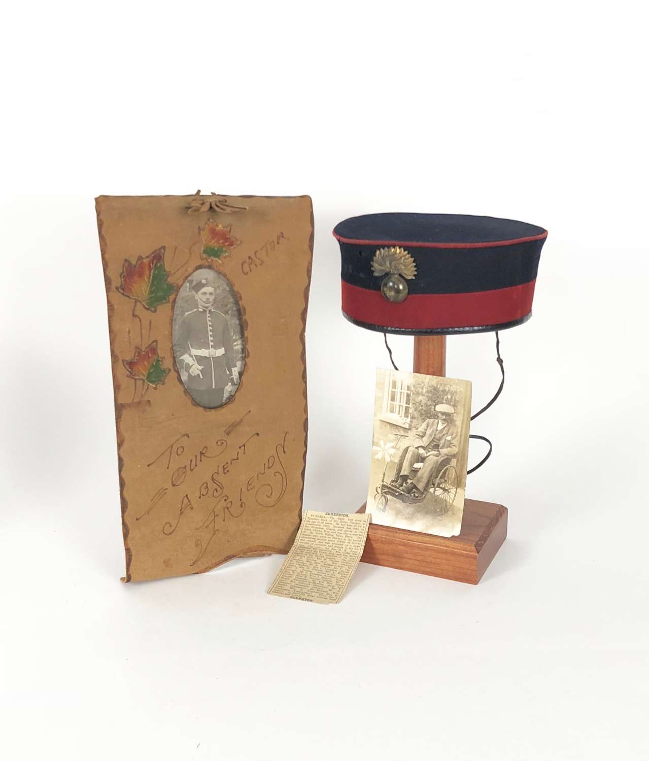 Grenadier Guards Victorian Boer War period pillbox cap dated 1901
