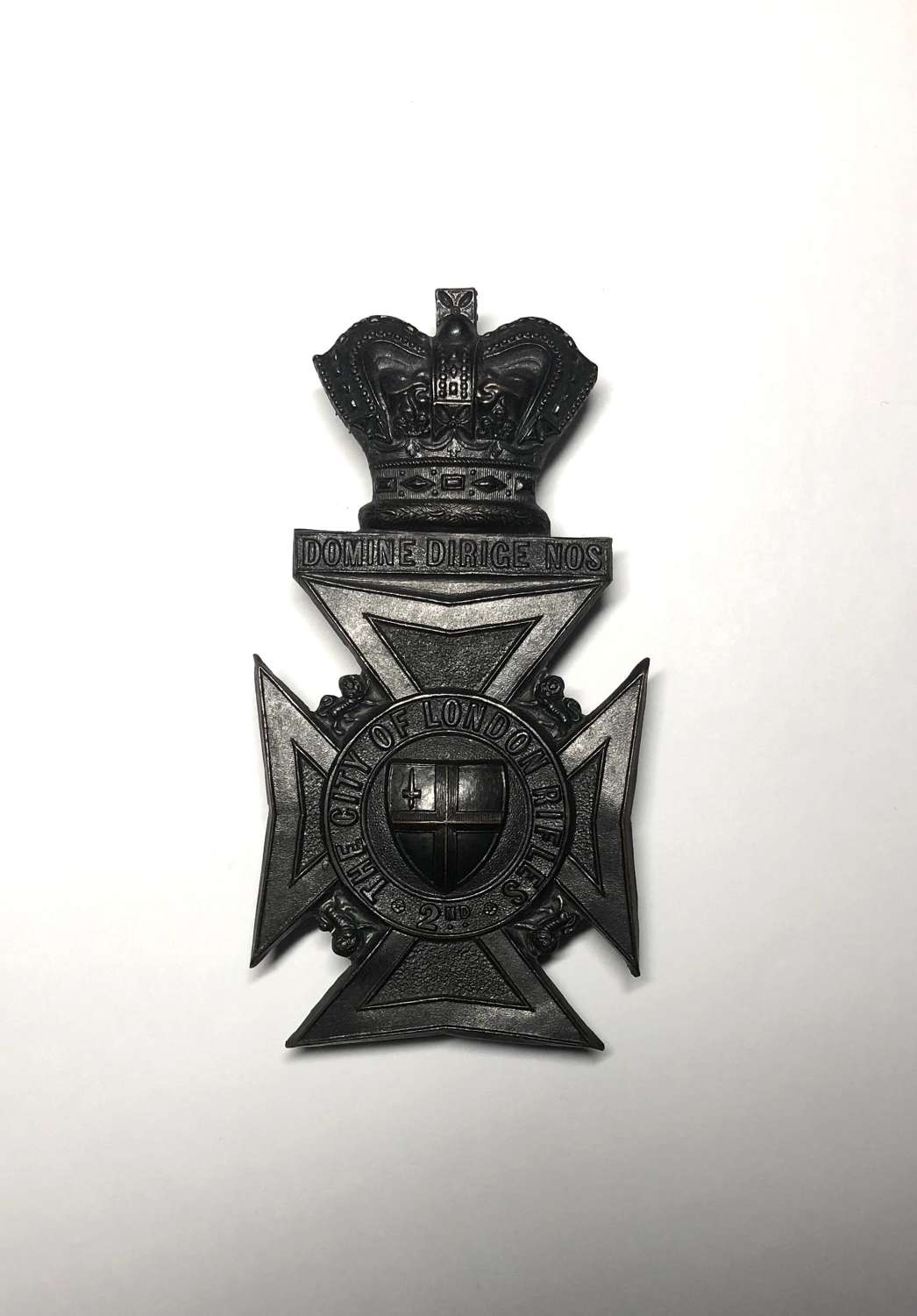 2nd City of London Rifles Victorian Sergeant’s pouch belt plate