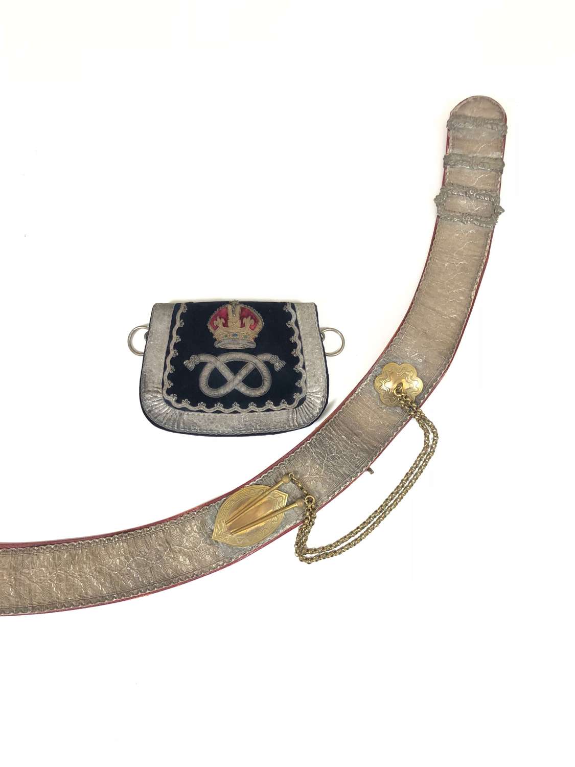 Queen’s Own Staffordshire Yeomanry post 1901 Officer’s pouch and belt
