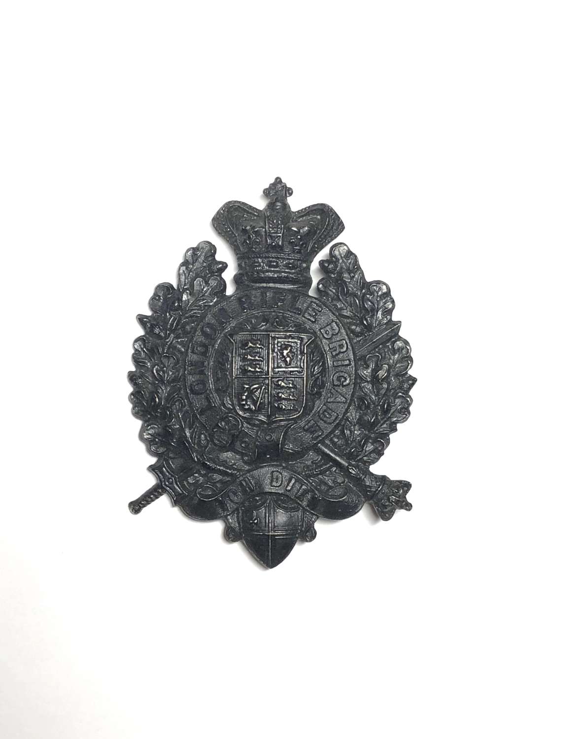 London Rifle Brigade Victorian glengarry badge circa 1874-96.