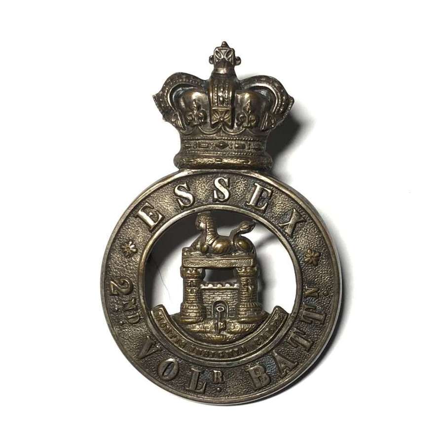 2nd (Colchester) VB Essex Regiment Victorian glengarry badge c1883-96
