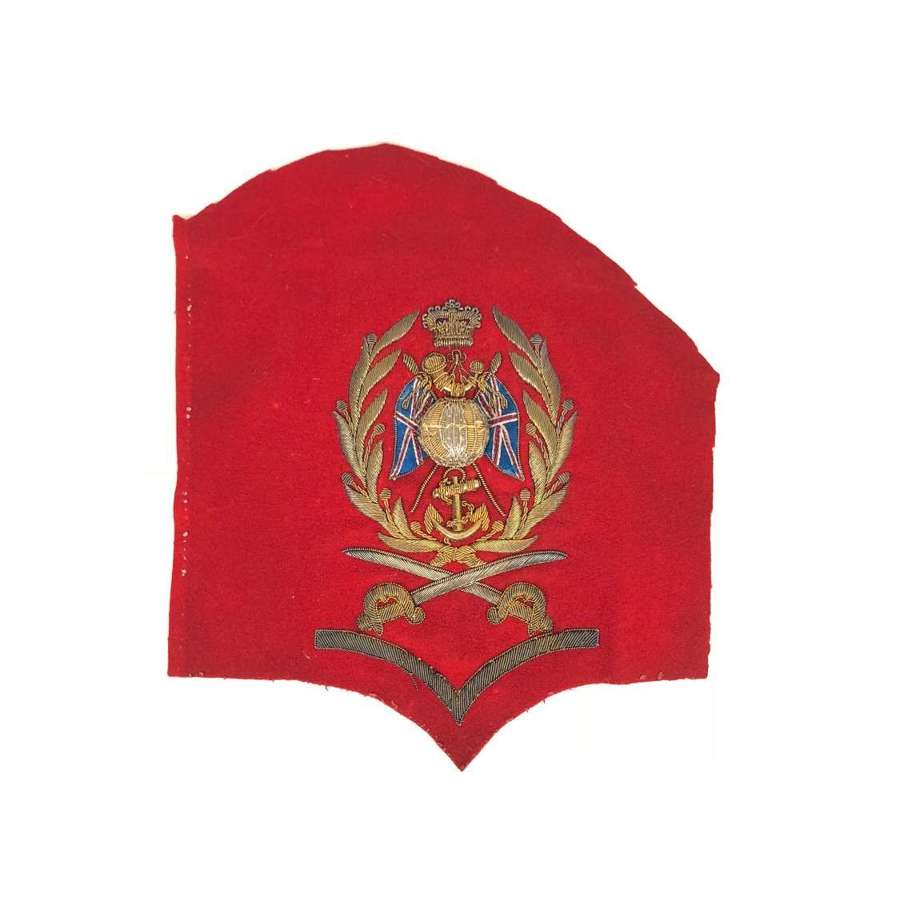 Royal Marine Light Infantry Victorian Colour Sergeant’s rank badge