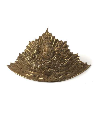 5th Royal Irish Lancers lance cap plate circa 1905-14