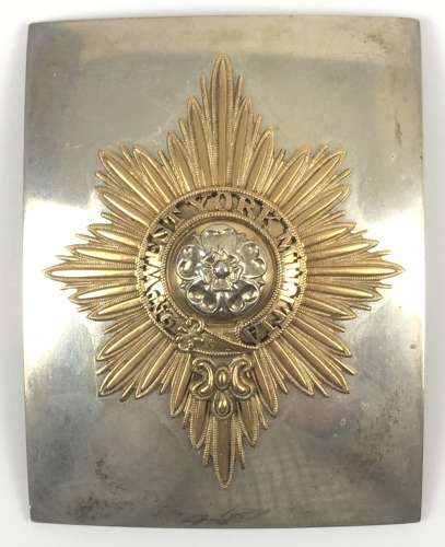 2nd West York Militia Victorian Officer’s pre 1855 shoulder belt plate
