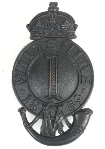 1st (Salisbury) Wiltshire Rifle Volunteers Victorian pouch belt plate