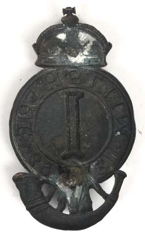 1st (Salisbury) Wiltshire Rifle Volunteers Victorian pouch belt plate