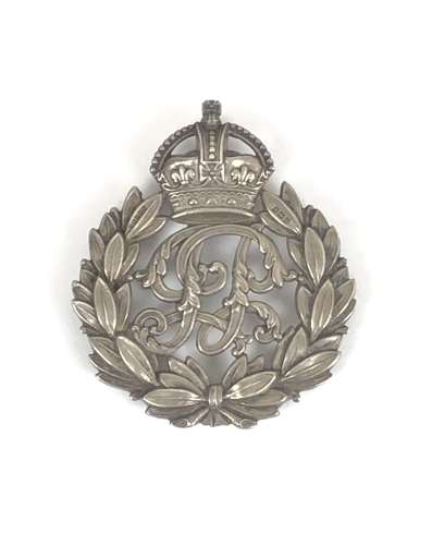 Indian Police 1938 HM silver pouch badge by Gaunt
